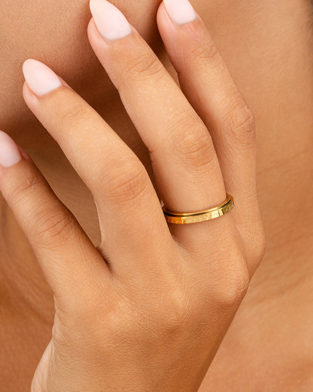 Textured Spinner Ring