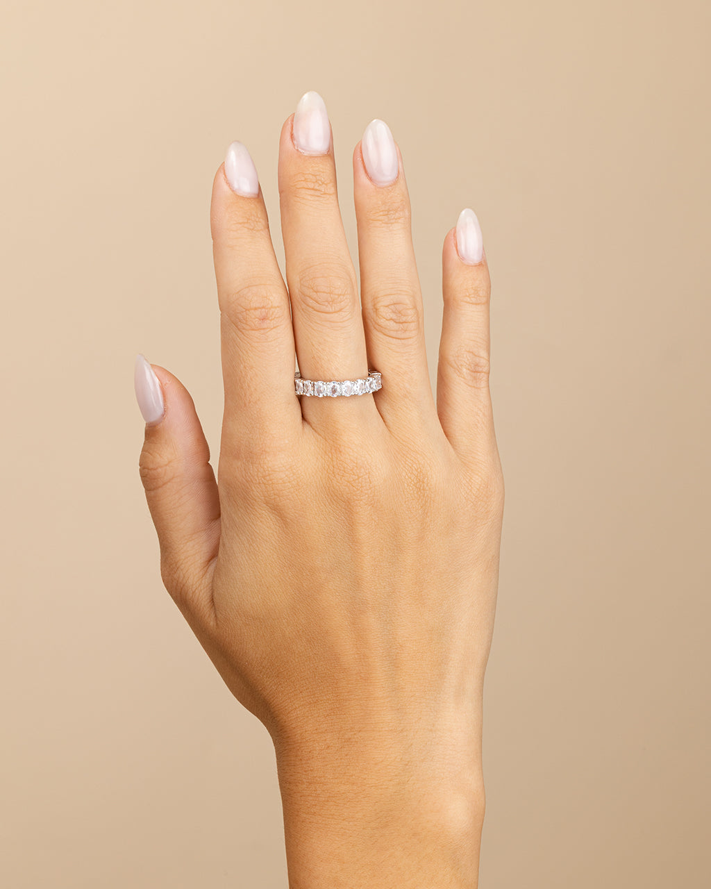 Kylie CZ Eternity Band Ring