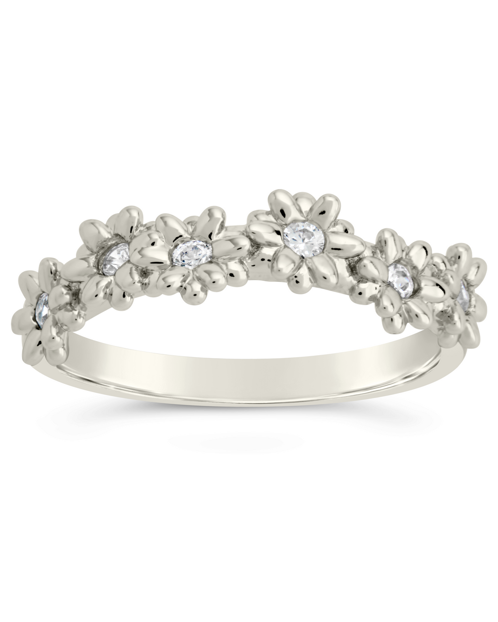 Flower CZ Irena Ring