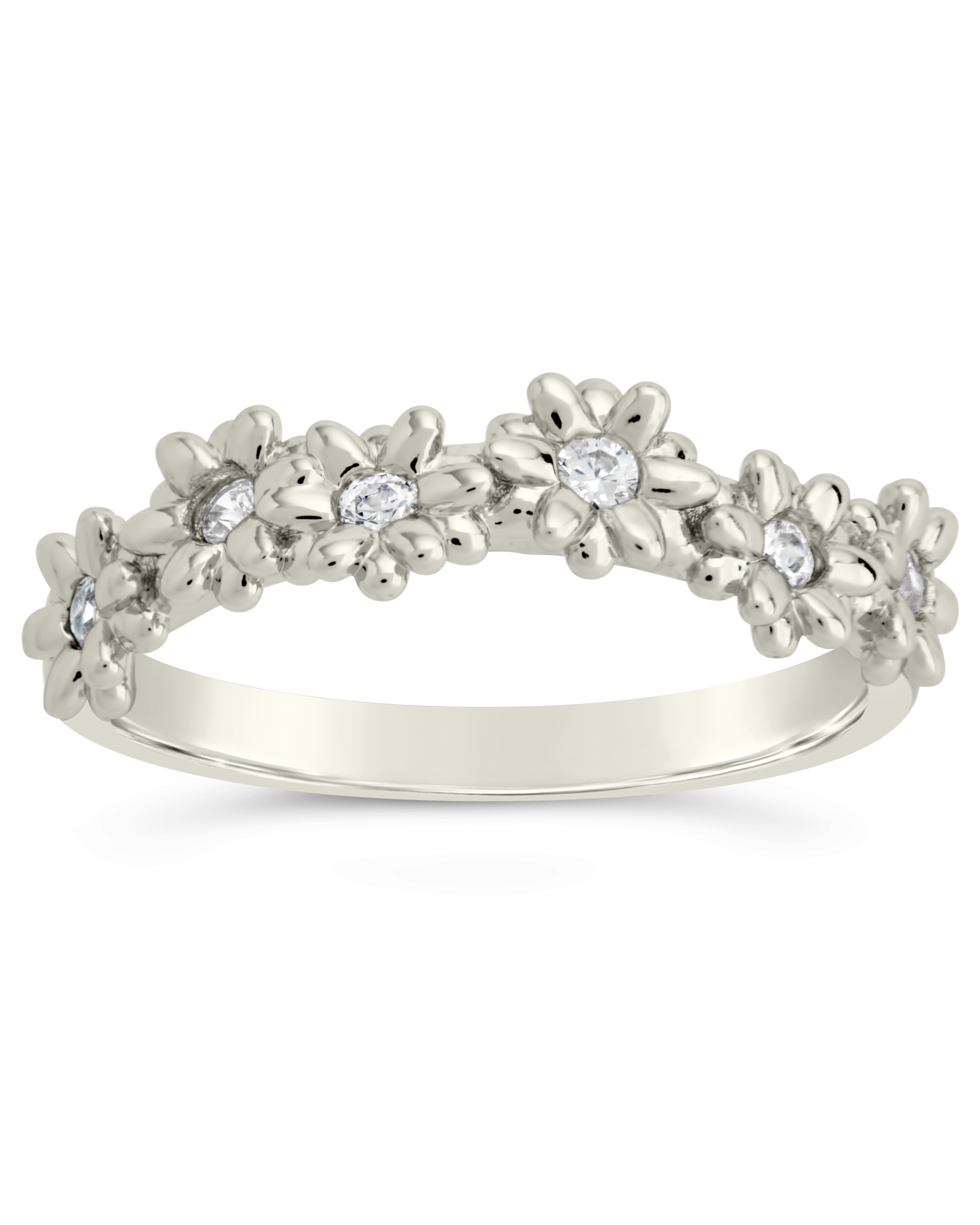 Flower CZ Irena Ring