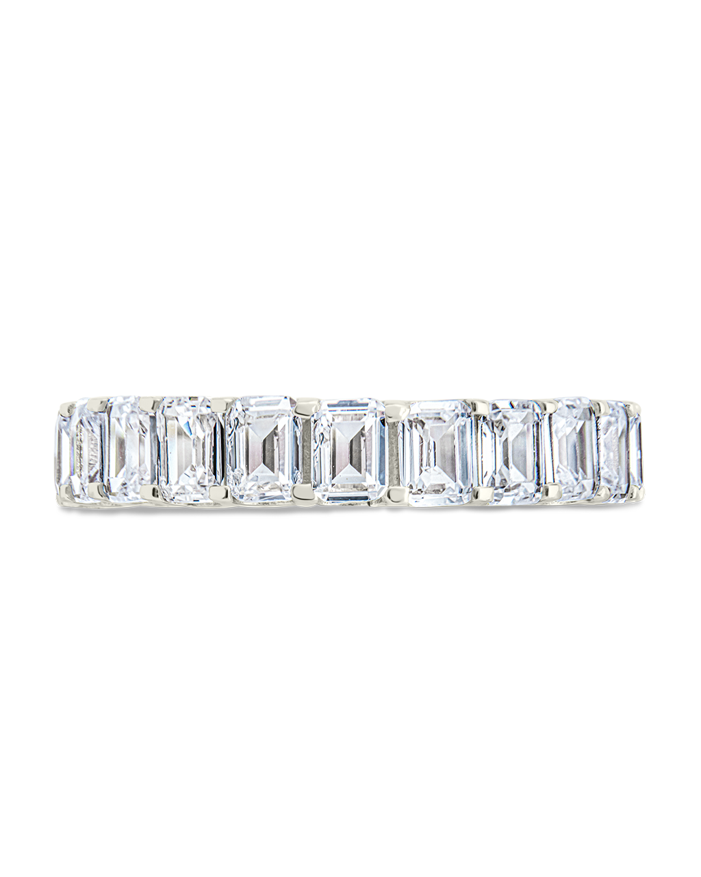 Sterling Silver Rio Baguette CZ Ring