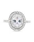 Sterling Silver Cohen CZ Ring