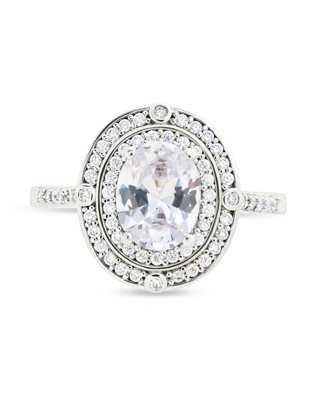 Sterling Silver Cohen CZ Ring