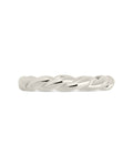 Sterling Silver Nixie Twist Band Ring