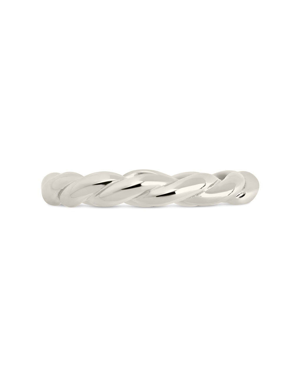 Sterling Silver Nixie Twist Band Ring